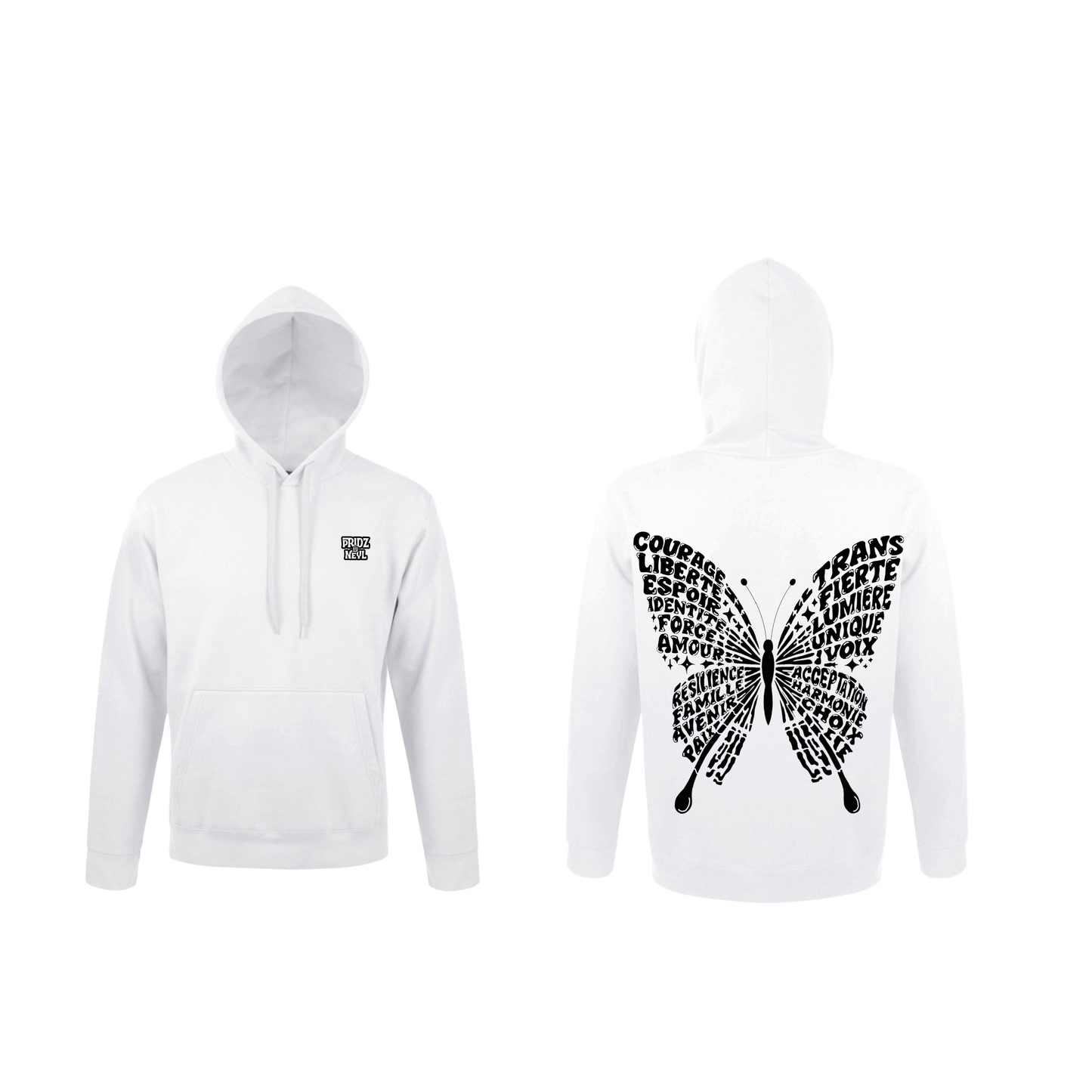 SWEAT À CAPUCHE - BUTTERFLY