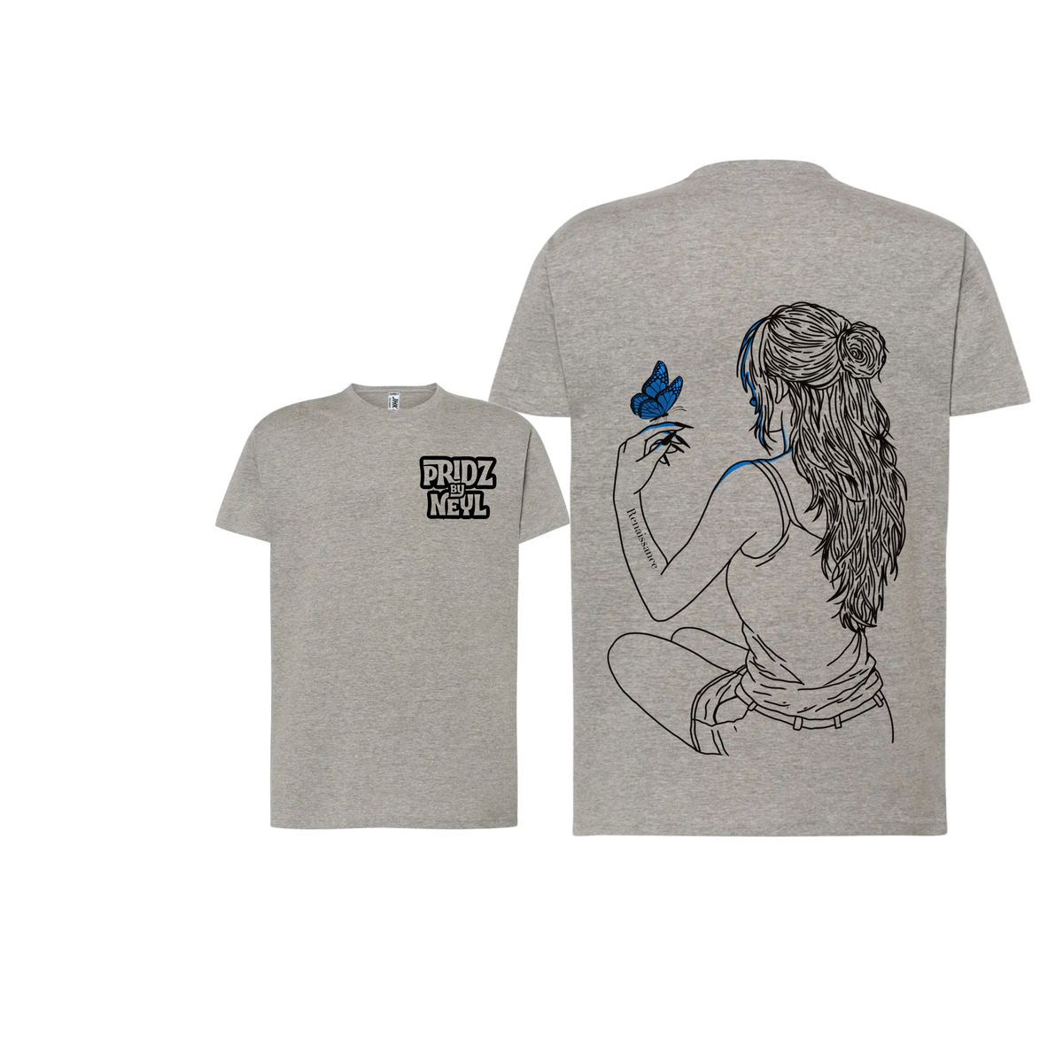 T-shirt Renaissance - PRIDZBYNEYL - Gris
