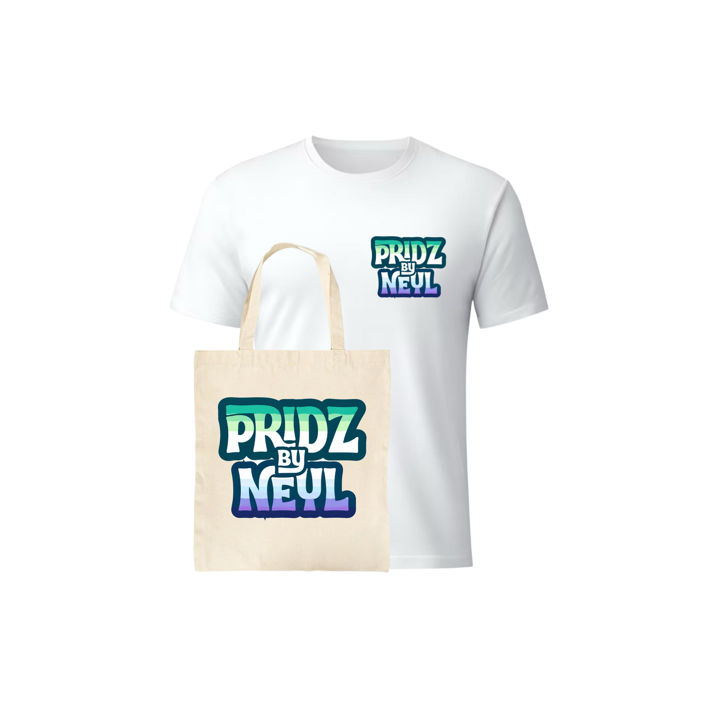 Pack PRIDZ by Neyl – T-shirt + Tote Bag | Edition l’essentiel de la Fierté