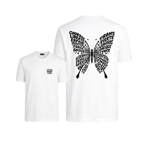 T-shirt - BUTTERFLY - mots qui définissent la transidentité