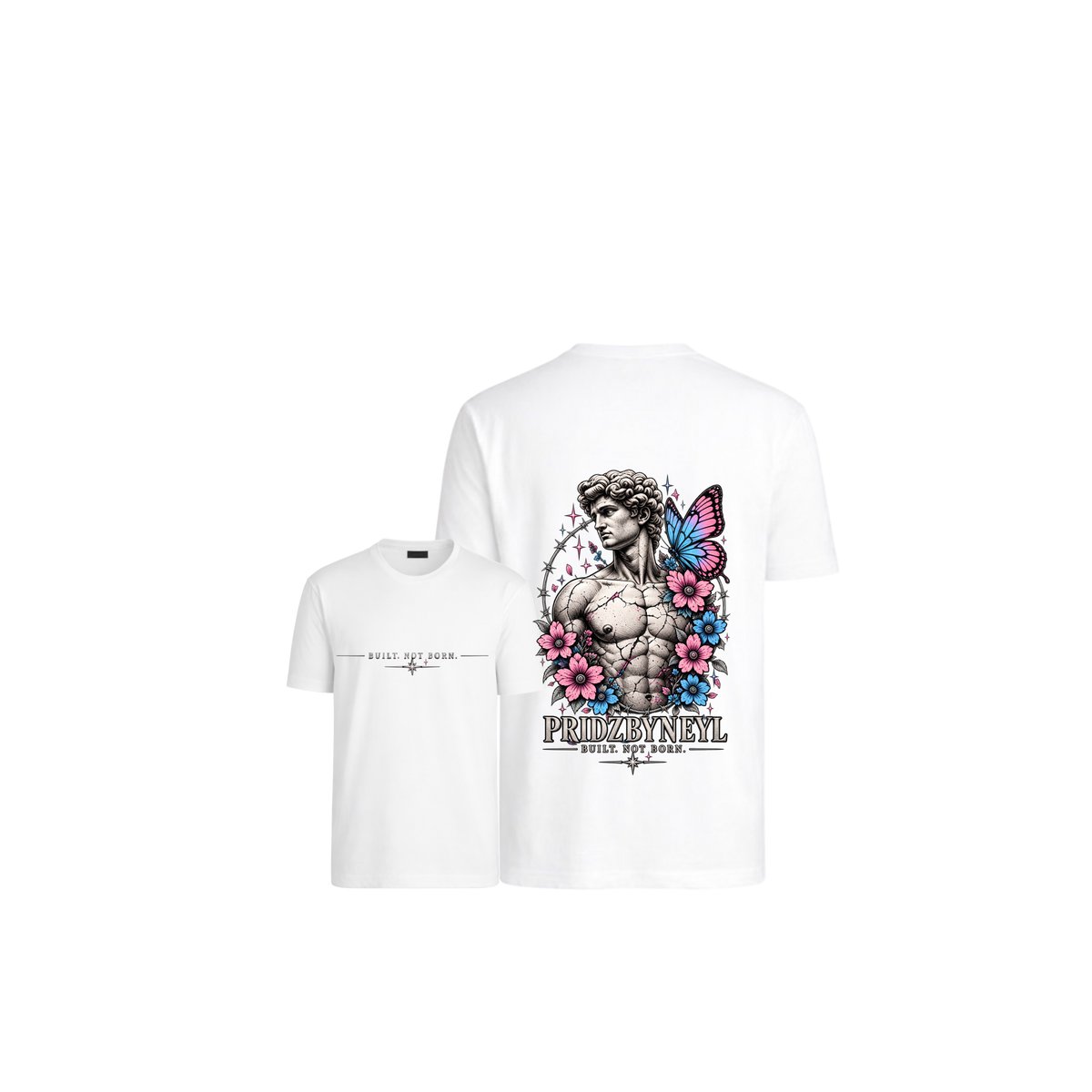 T-shirt « BUILT. NOT BORN. » — PRIDZ BY NEYL
