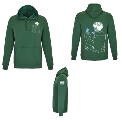 SWEAT À CAPUCHE  - RENAISSANCE - VERT SAPIN
