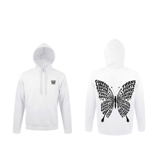 SWEAT À CAPUCHE - BUTTERFLY