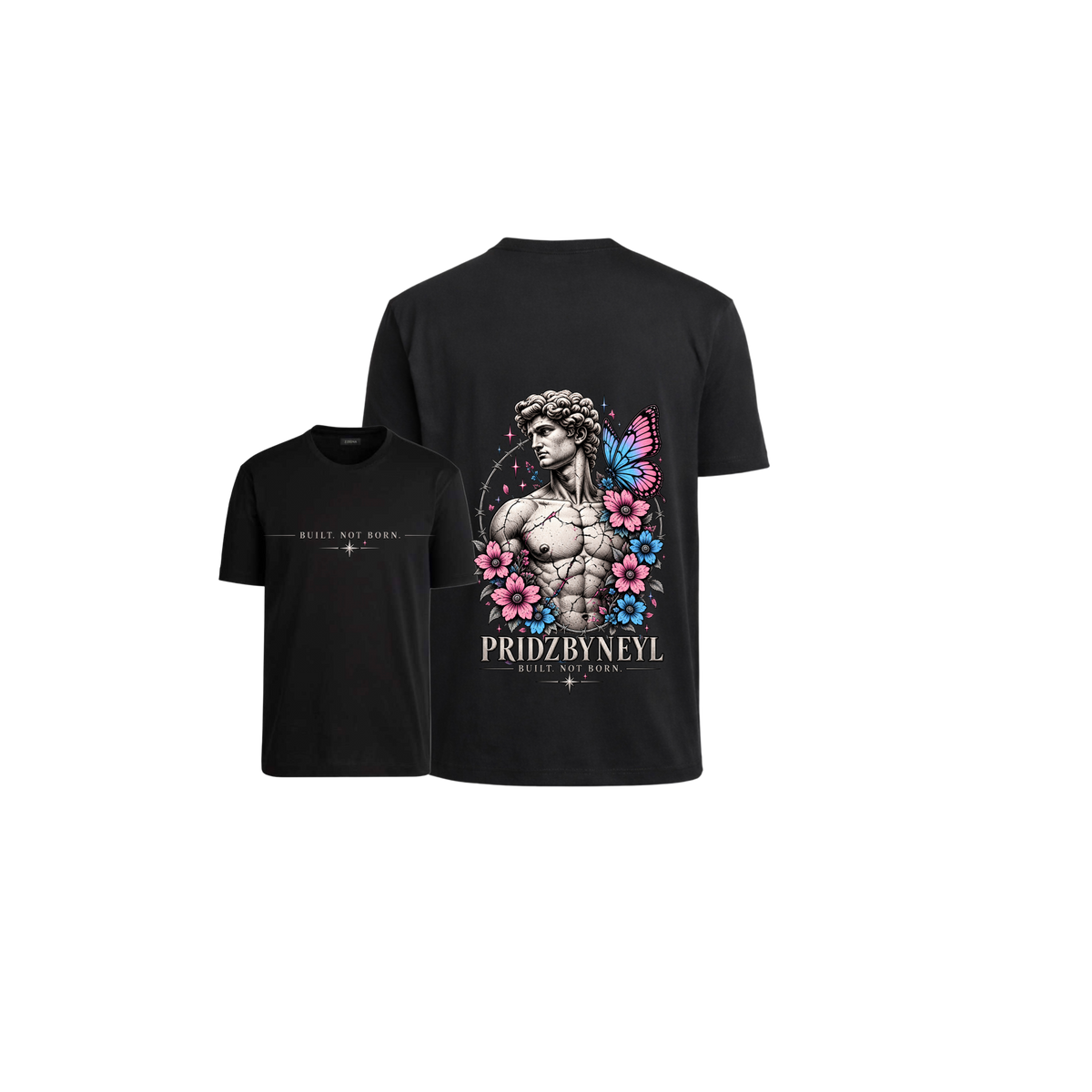 T-shirt « BUILT. NOT BORN. » — PRIDZ BY NEYL