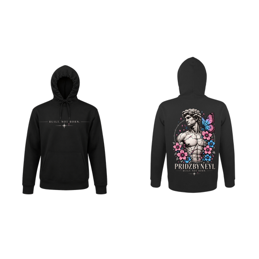 Hoodie « BUILT. NOT BORN. » — PRIDZ BY NEYL