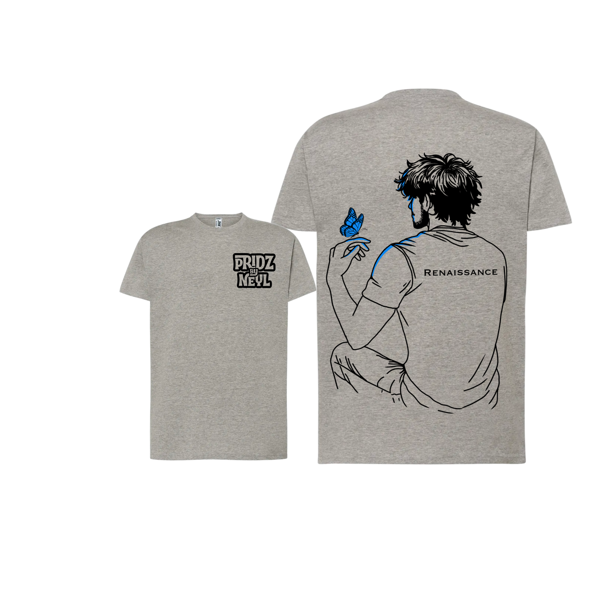T-shirt Renaissance - PRIDZBYNEYL - Gris