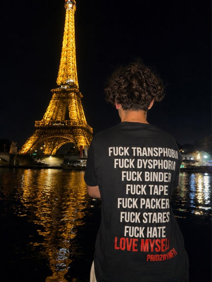 T-shirt Love Myself - FTM - Pridzbyneyl