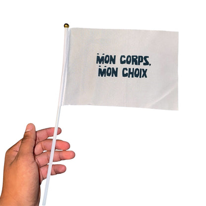 Drapeau Mon Corps Mon Choix & Mon Corps Mon Genre | Pridz by Neyl